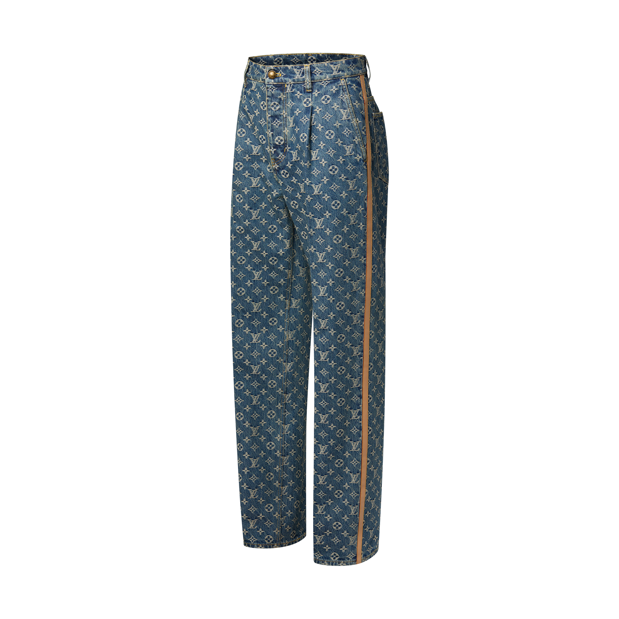 Monogram Denim Tailored Pants - Ready-to-Wear | LOUIS VUITTON